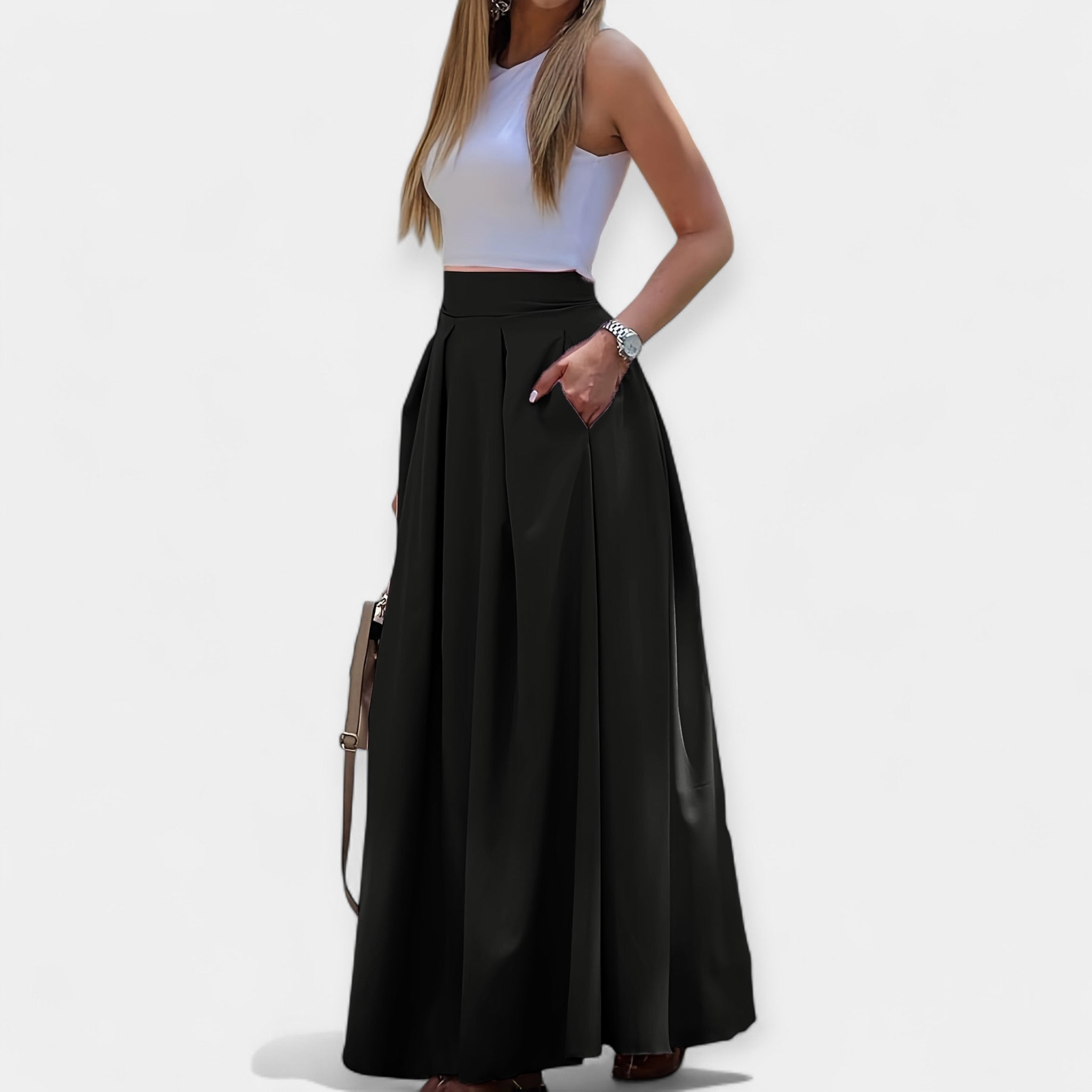 Falda Midi Clásica y Elegante