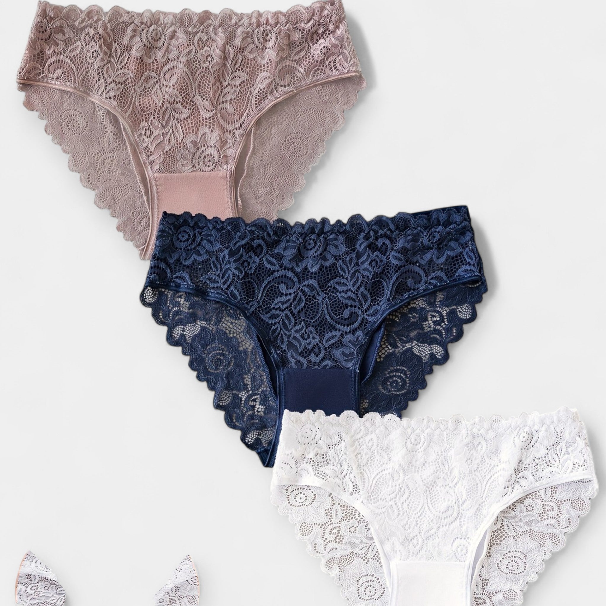 Pack de 3 Slip de Encaje
