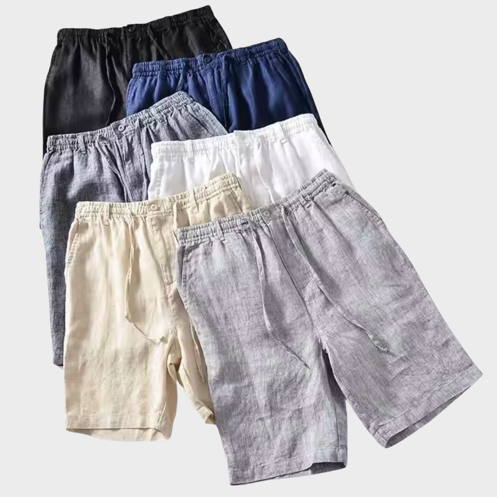 Pantalones Cortos de Lino