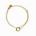 Pulsera de Box de Tenis Dorada