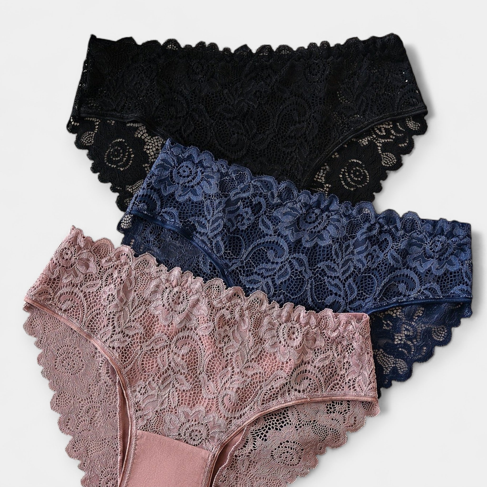Pack de 3 Slip de Encaje