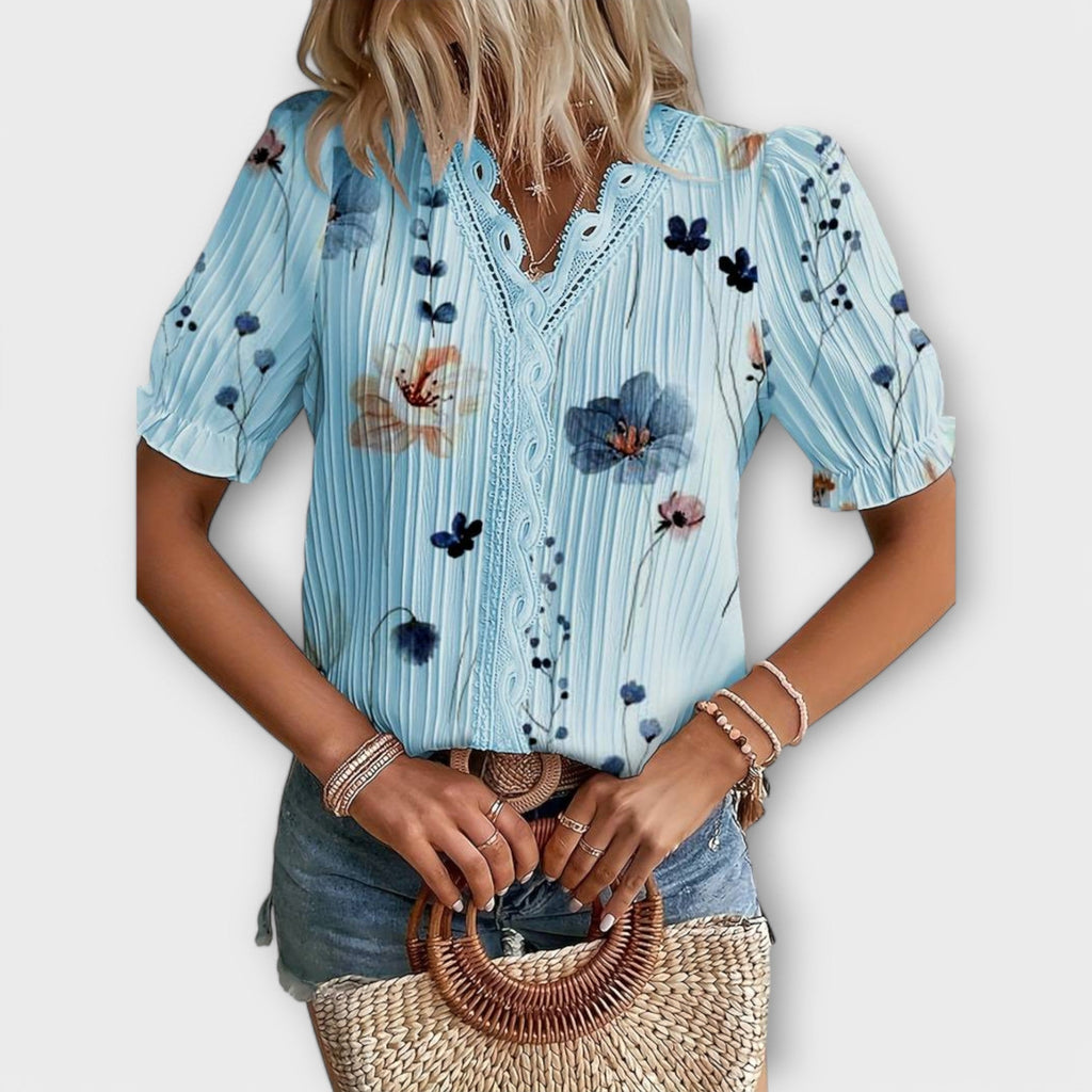 Emily - Elegante Blusa de V-hals