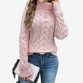 Odile™ Suéter Clásico de Cuello Alto