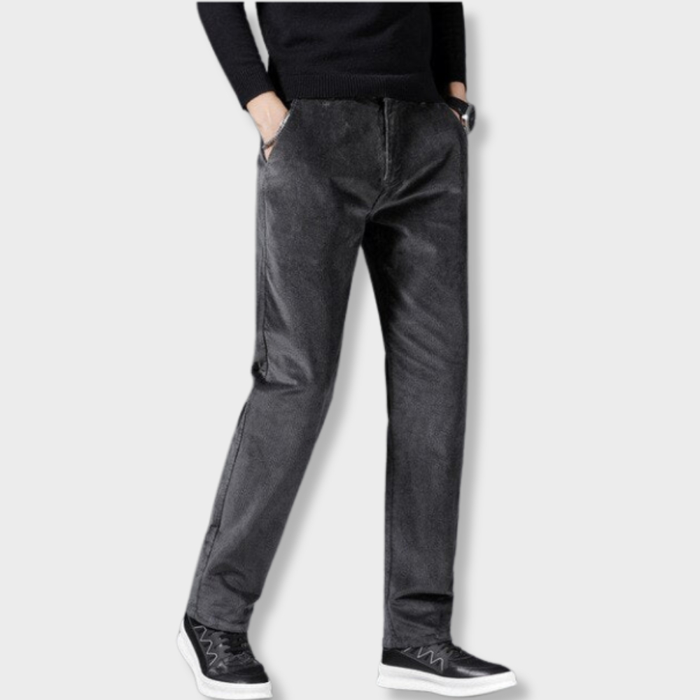 Pantalones de Corduroy de Altura Media
