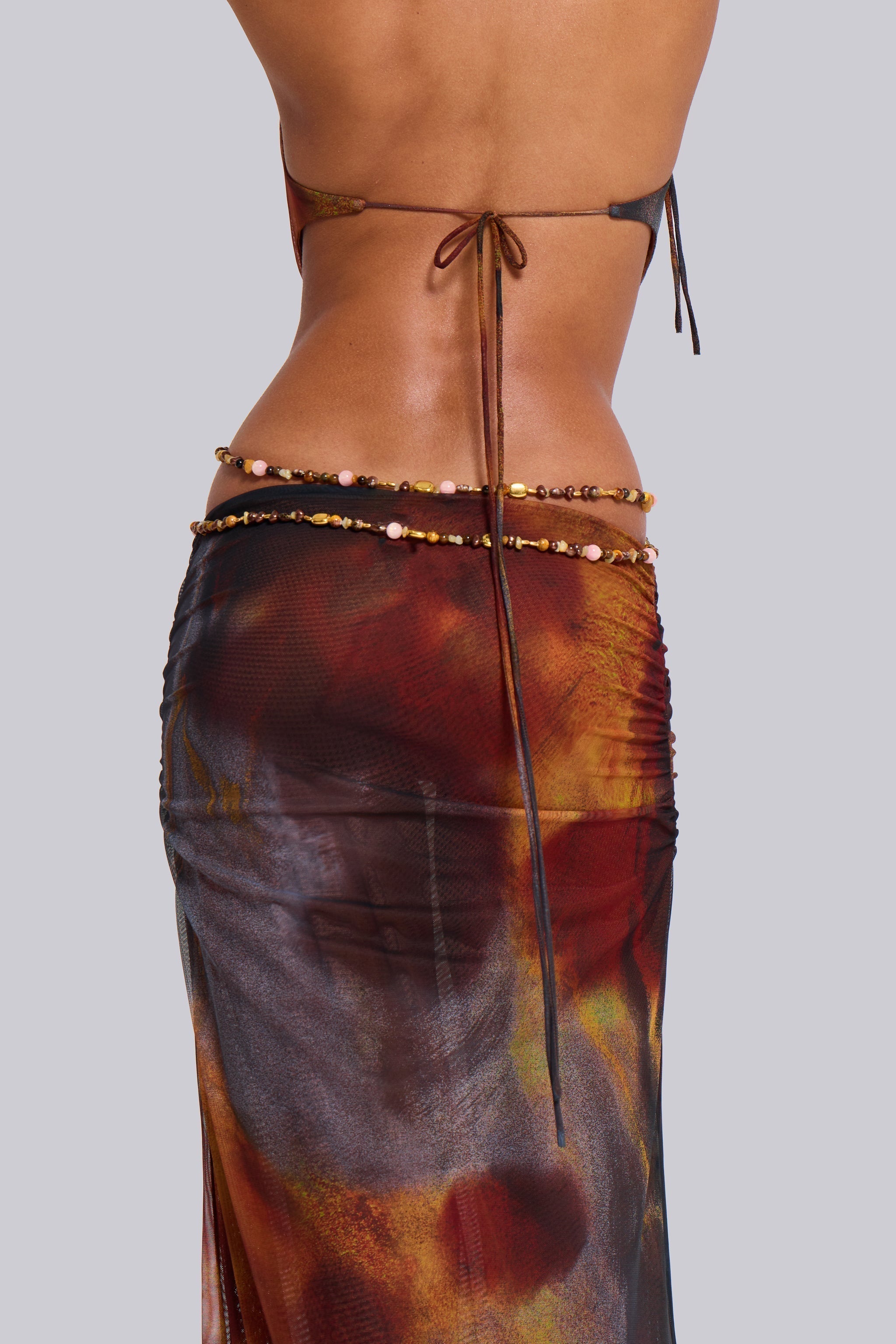 Vestido Maxi Jungle Whiskey