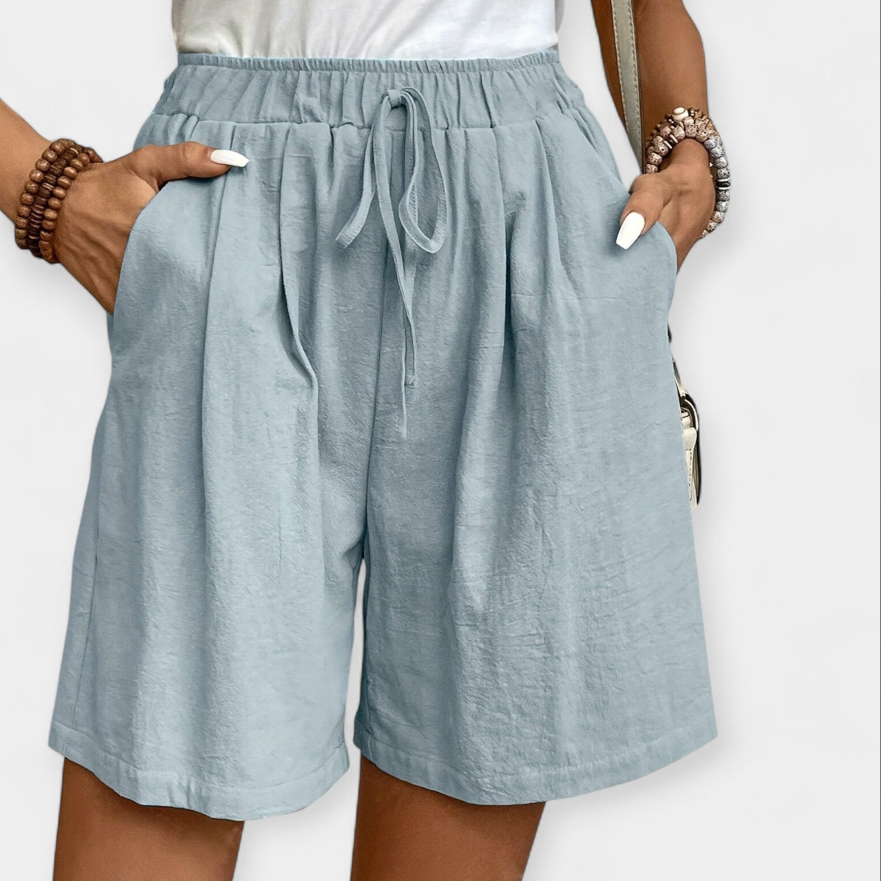 Pantalón Ligero con Brillo Sutil