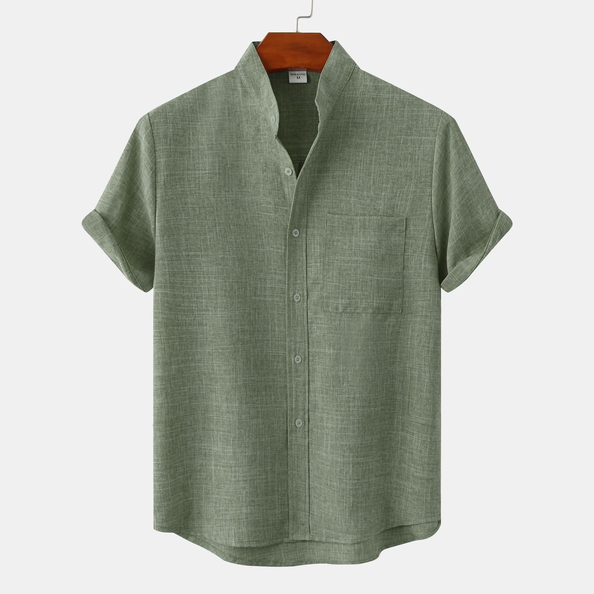 Camisa de Algodón Suave con Botones
