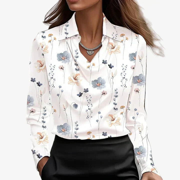Blusa Elira™ con Cuello Alto