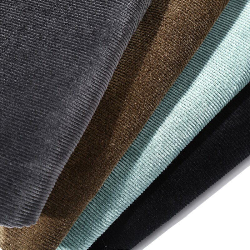 Pantalones de Corduroy de Altura Media