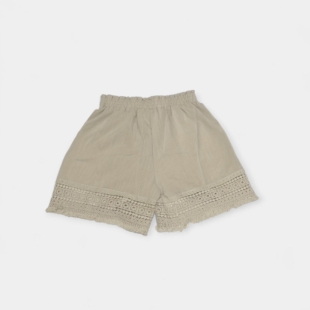 Shorts de Encaje de Verano