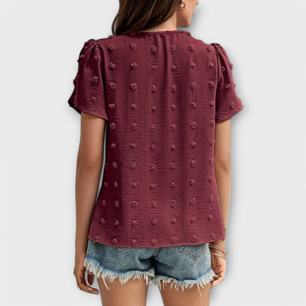 Charlotte - blusa de puntos