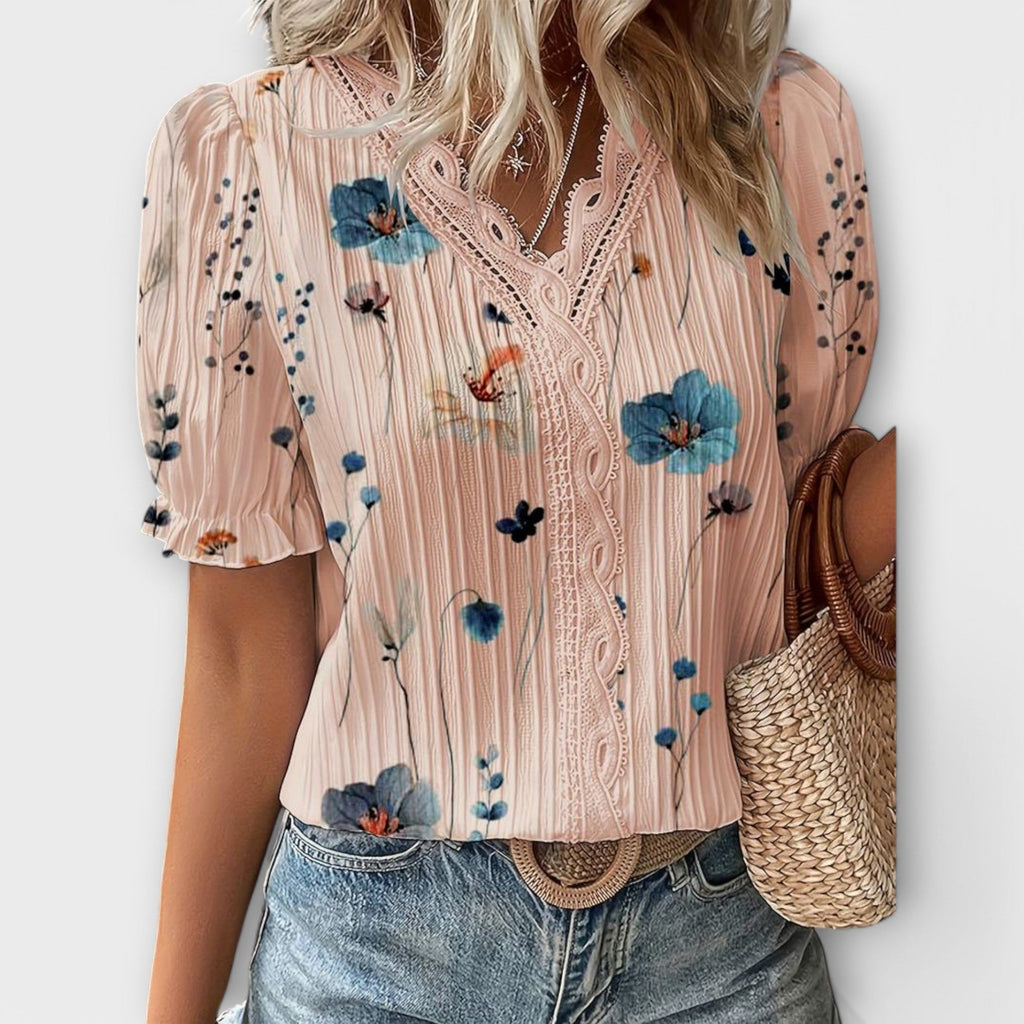 Emily - Elegante Blusa de V-hals