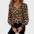 Blusa de Leopardo Elegante y Audaz