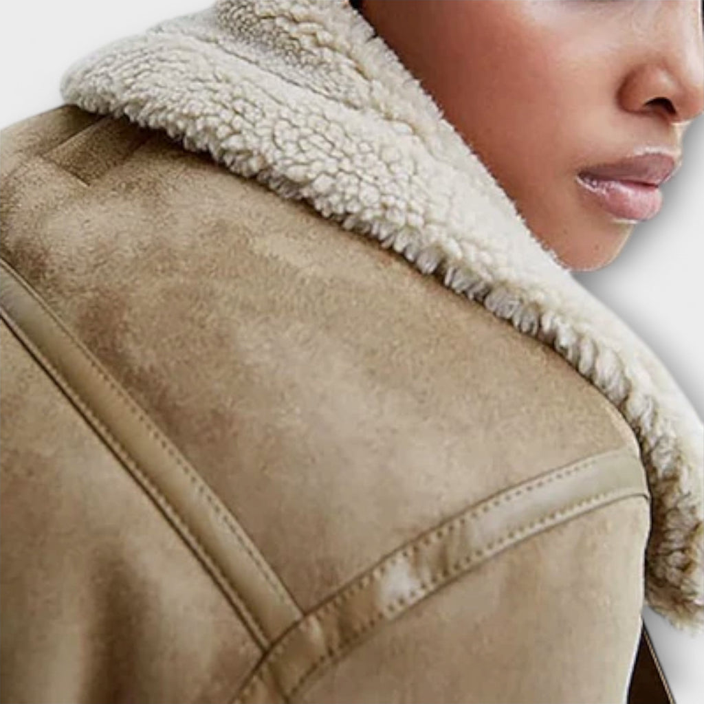 Chaqueta Piloto Aurora de Shearling