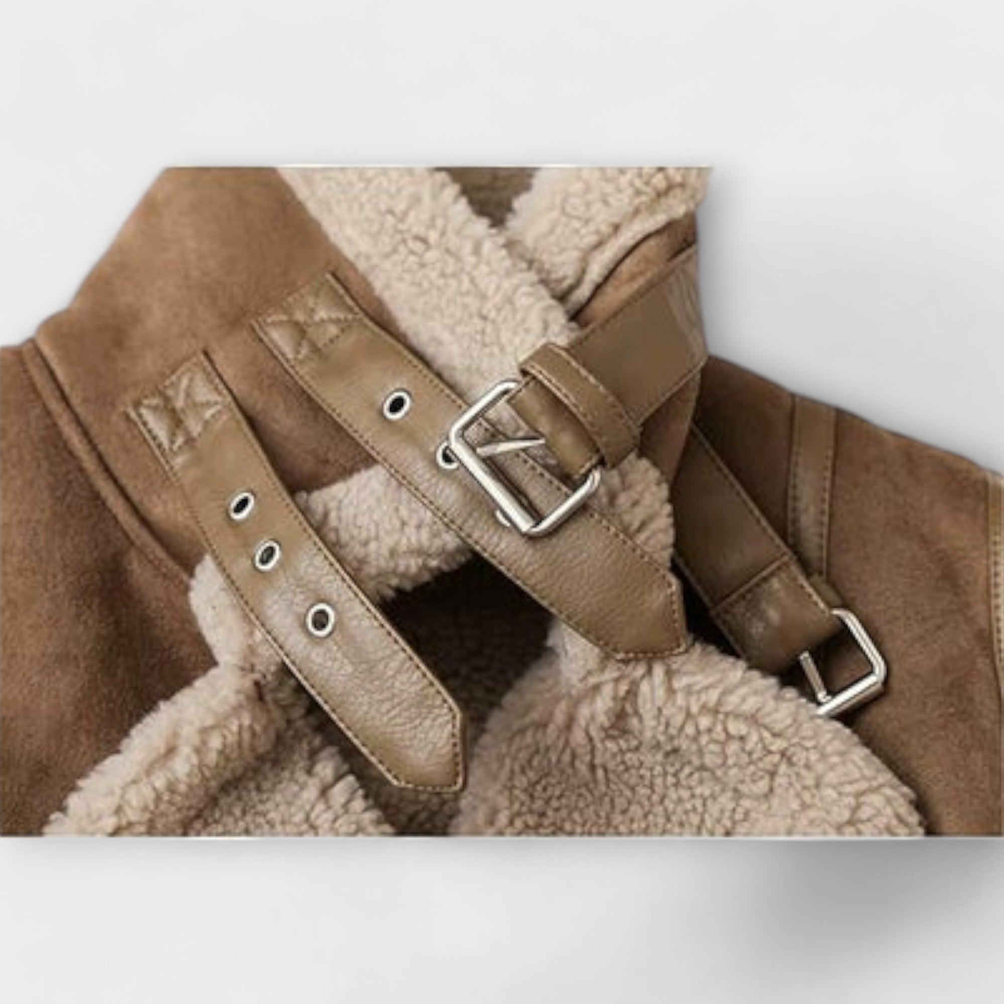 Chaqueta Piloto Aurora de Shearling
