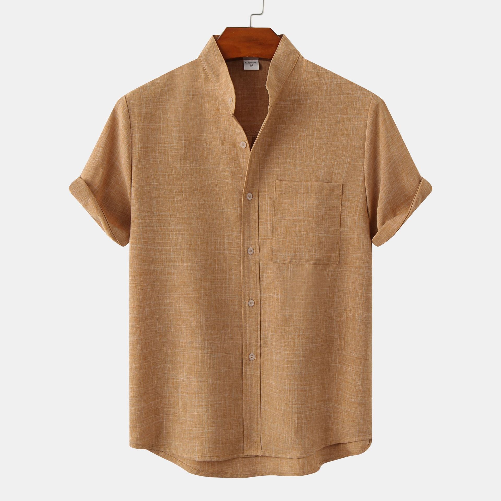 Camisa de Algodón Suave con Botones