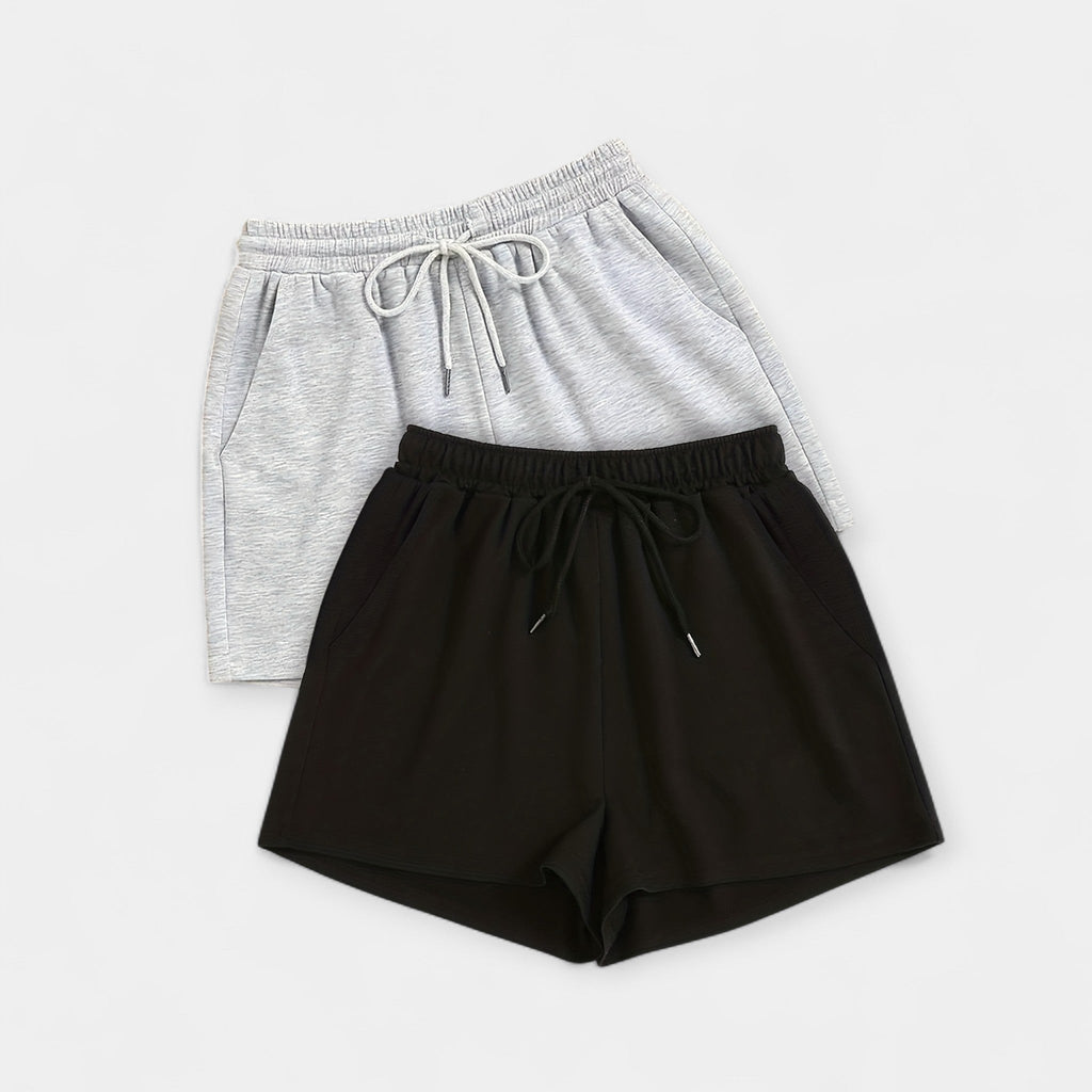Pantalones Cortos Casual con Cintura Ajustable