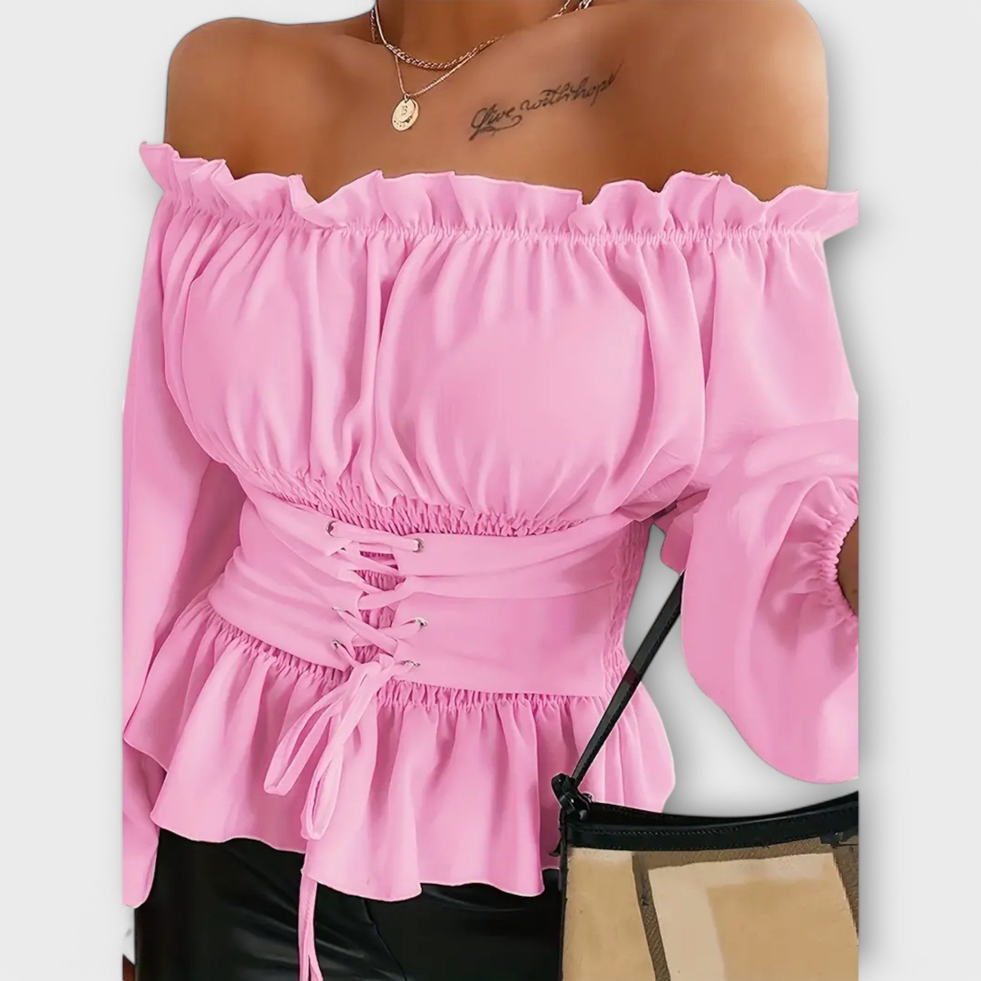 Amelia - Blusa con Pliegues