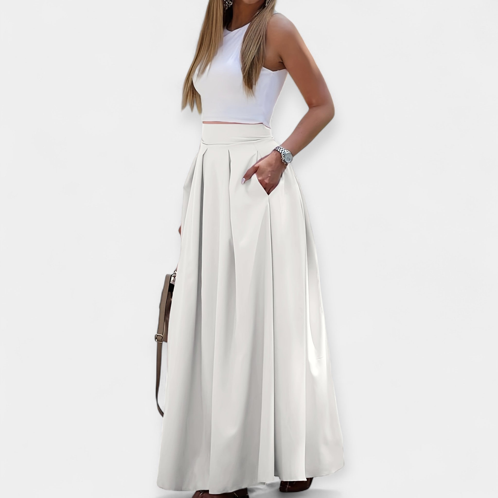 Falda Midi Clásica y Elegante