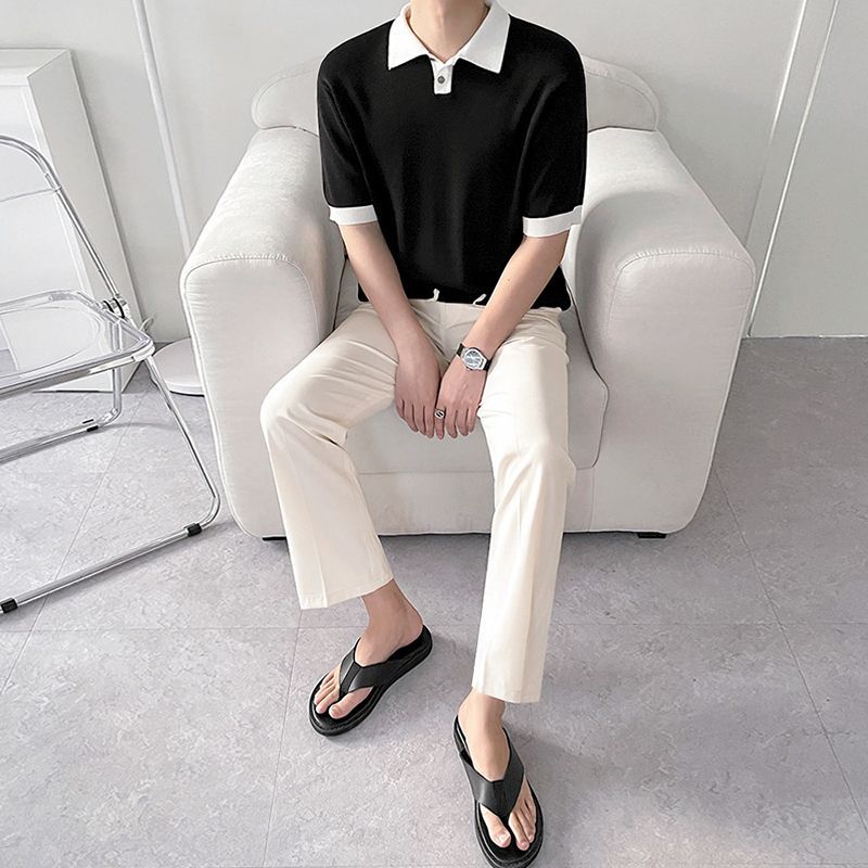 Polo de Mangas Amplias para Hombres
