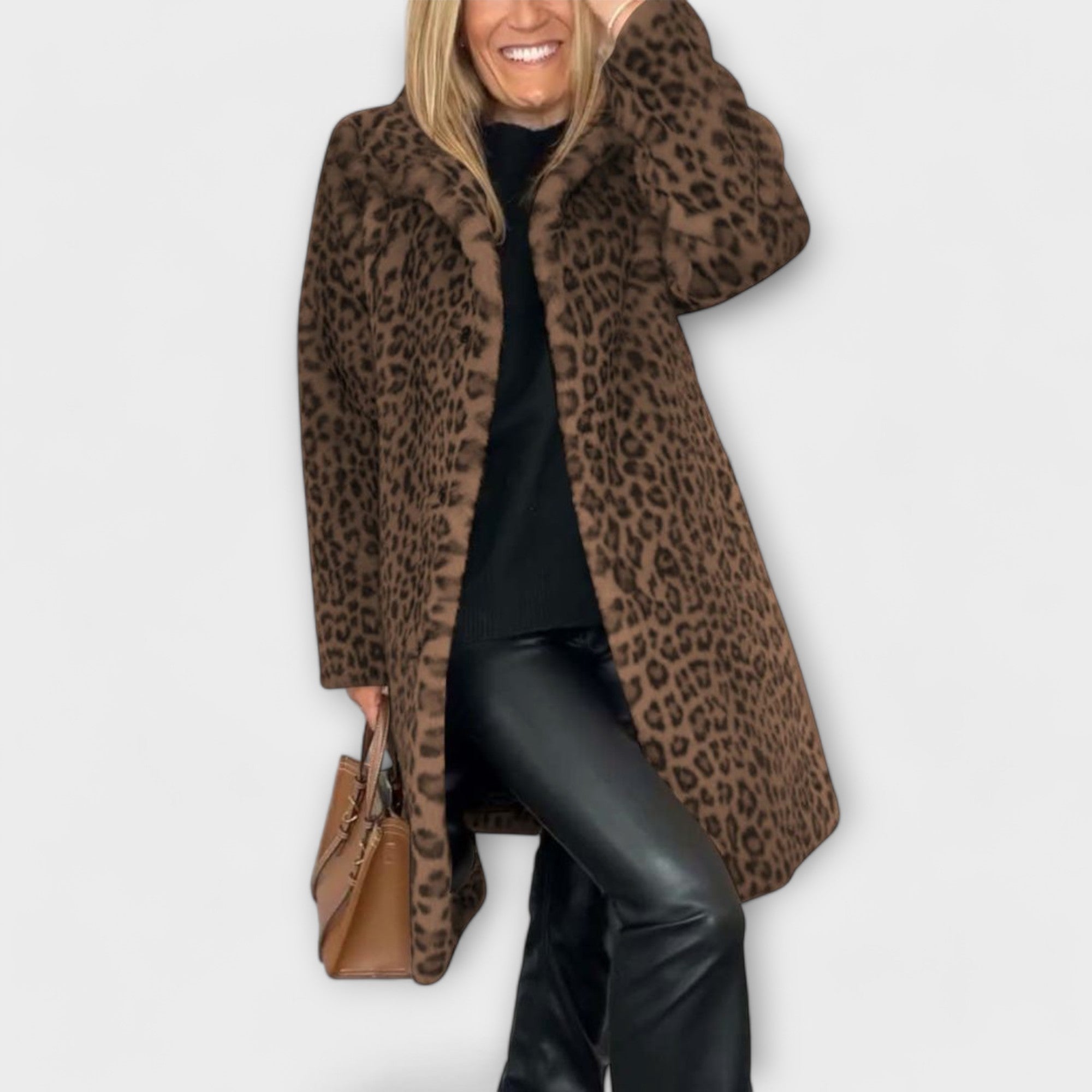 Chaquetas de estampado de leopardo