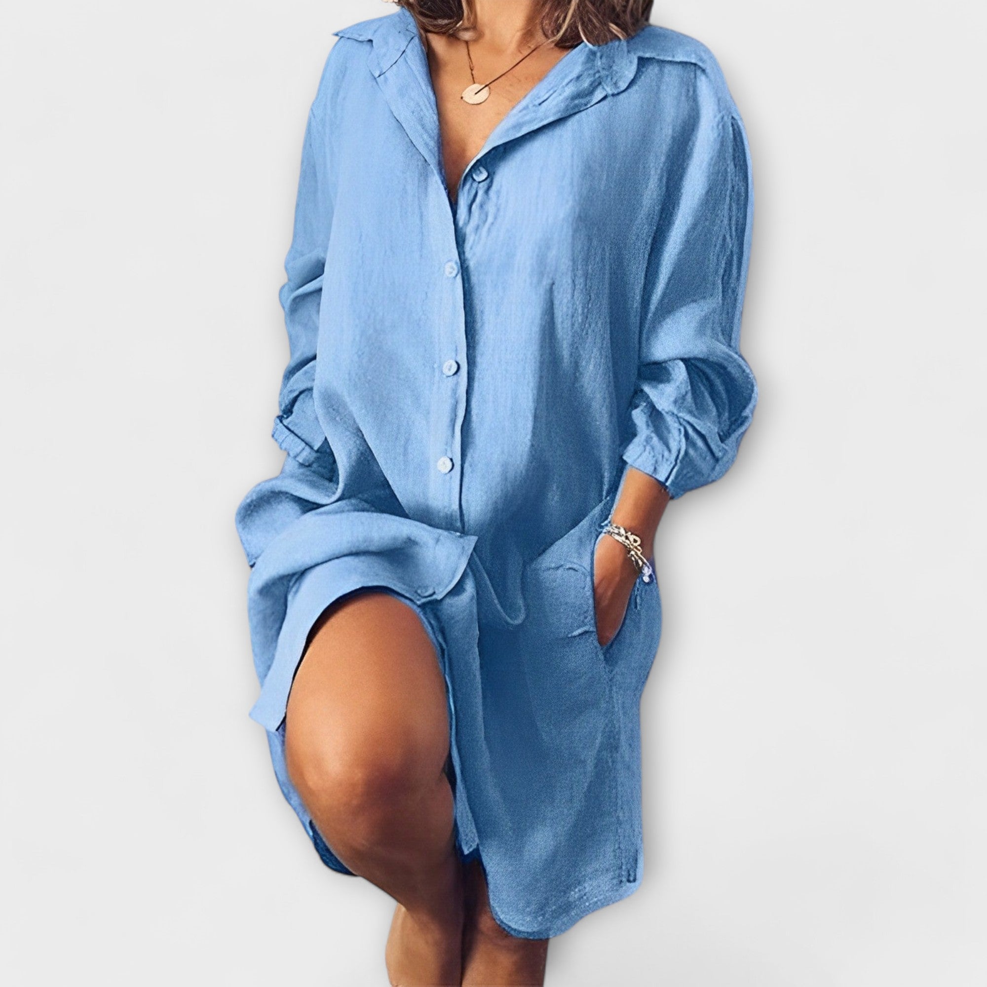 Blusa Casual de Lino para Cada Día