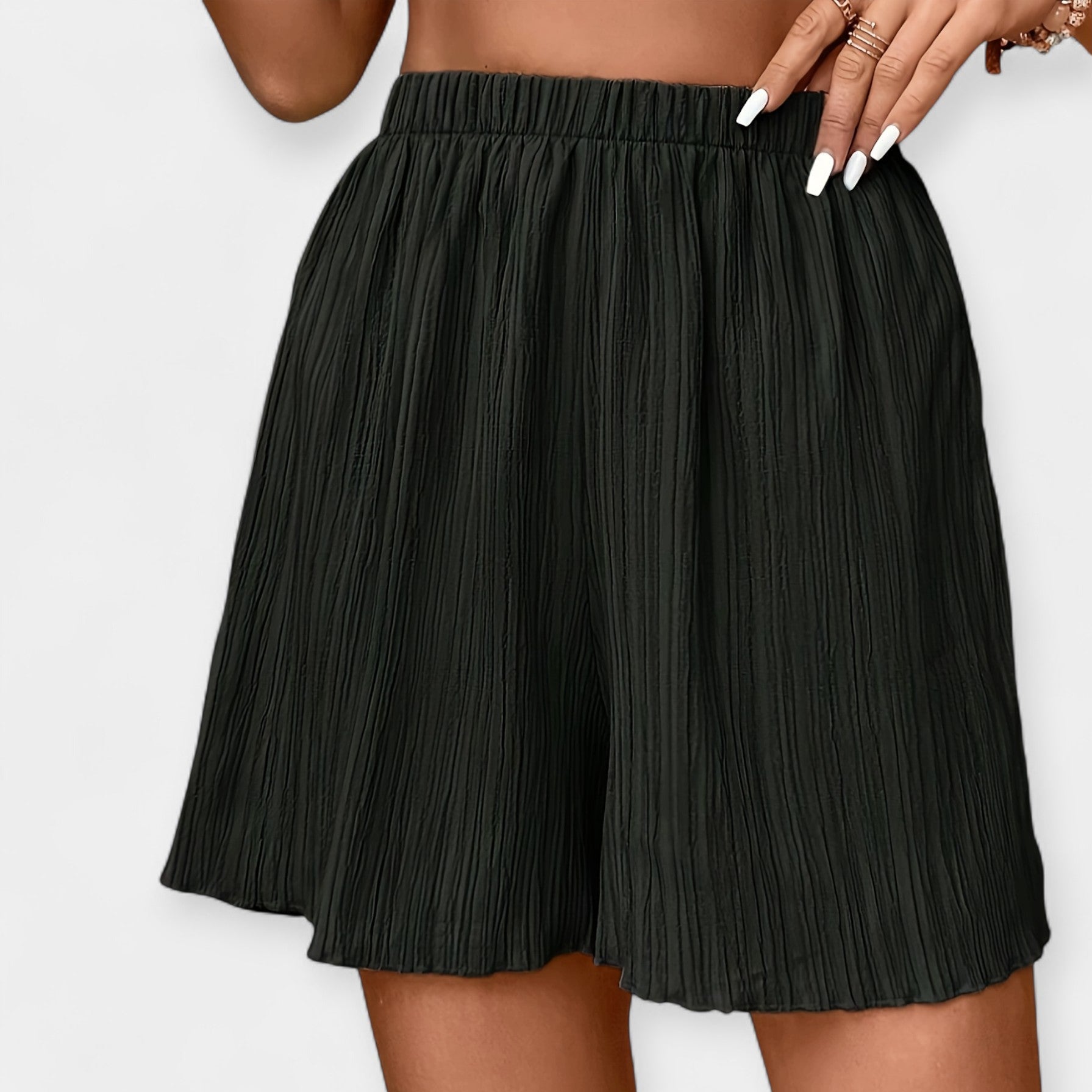 Pantalones Cortos Clásicos con Cintura Elástica