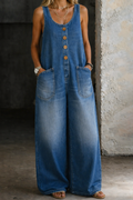 Saylor | Tute de Denim de Algodón Lavado Vintage