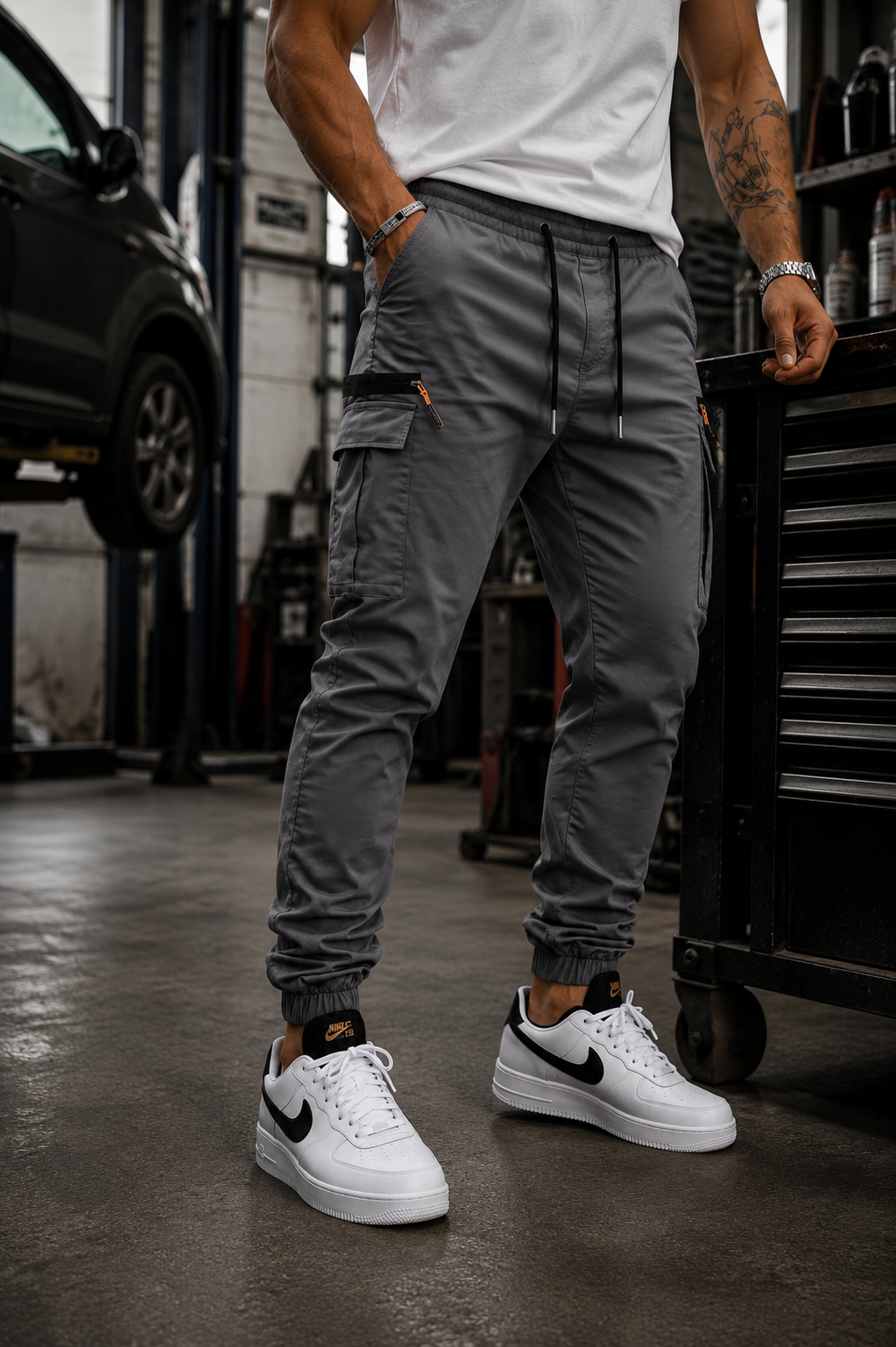 Pantalón Jogger Cargo Stretch para Hombres