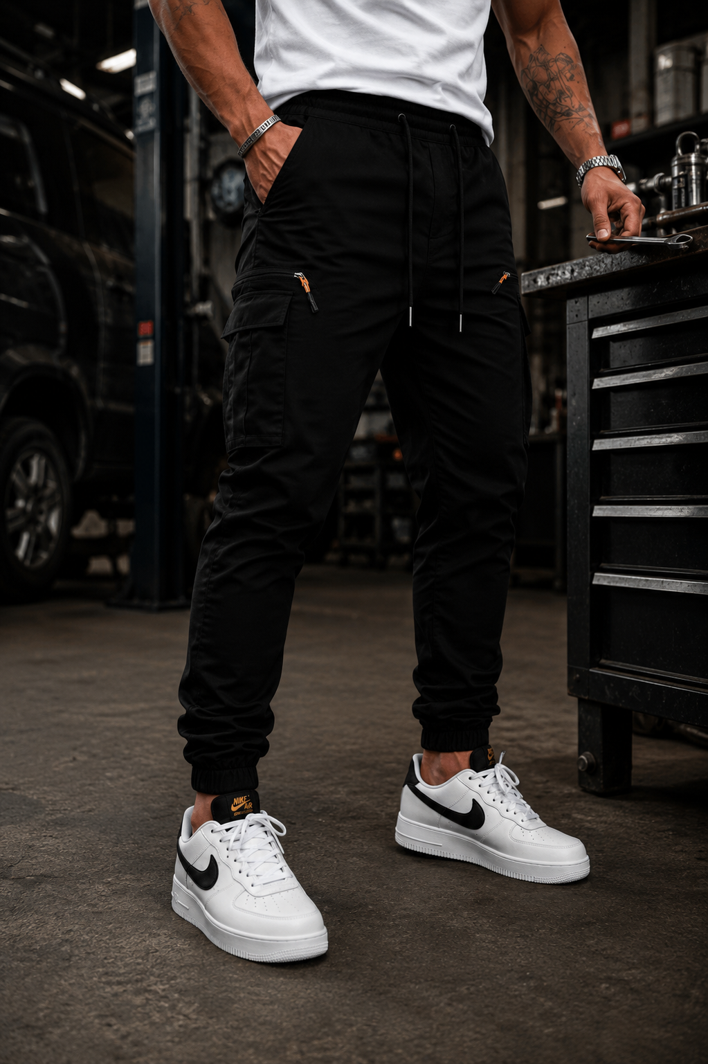 Pantalón Jogger Cargo Stretch para Hombres