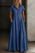 Mandy | Vestido Largo de Denim
