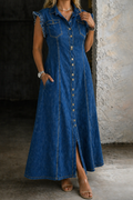 Liora | Vestido de Denim Tallas Grandes