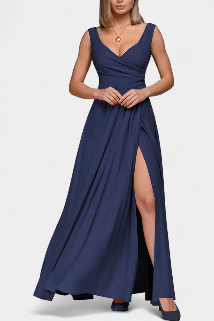 Gris | Vestido Plisado