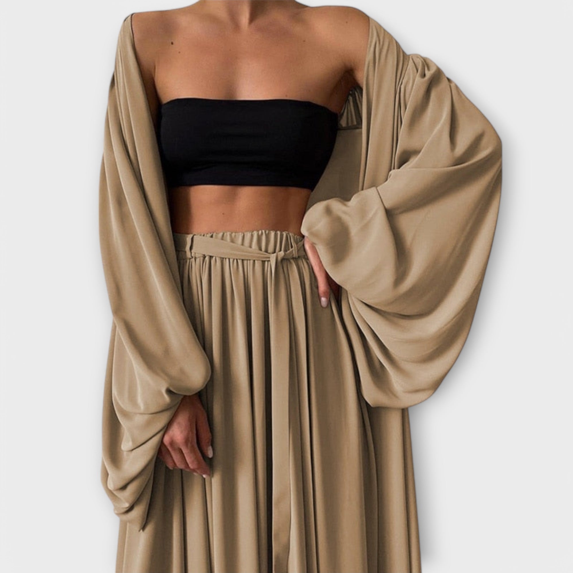 Conjunto de Loungewear de 3 Piezas