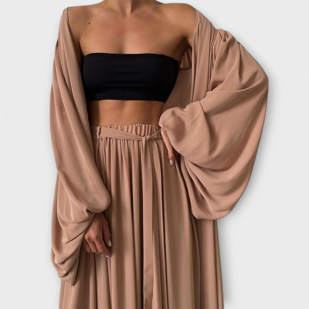 Conjunto de Loungewear de 3 Piezas