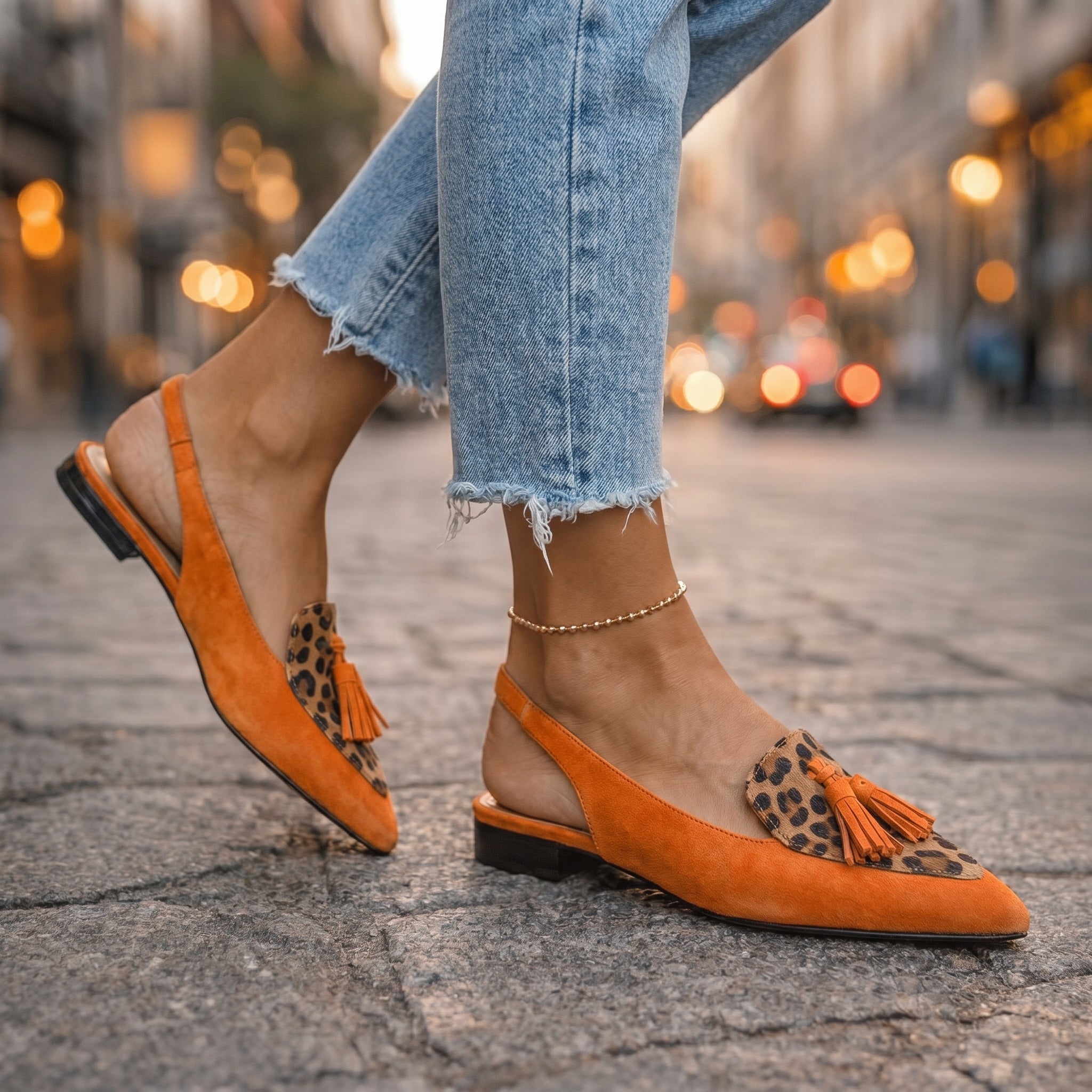 Sandalias bohemias y elegantes
