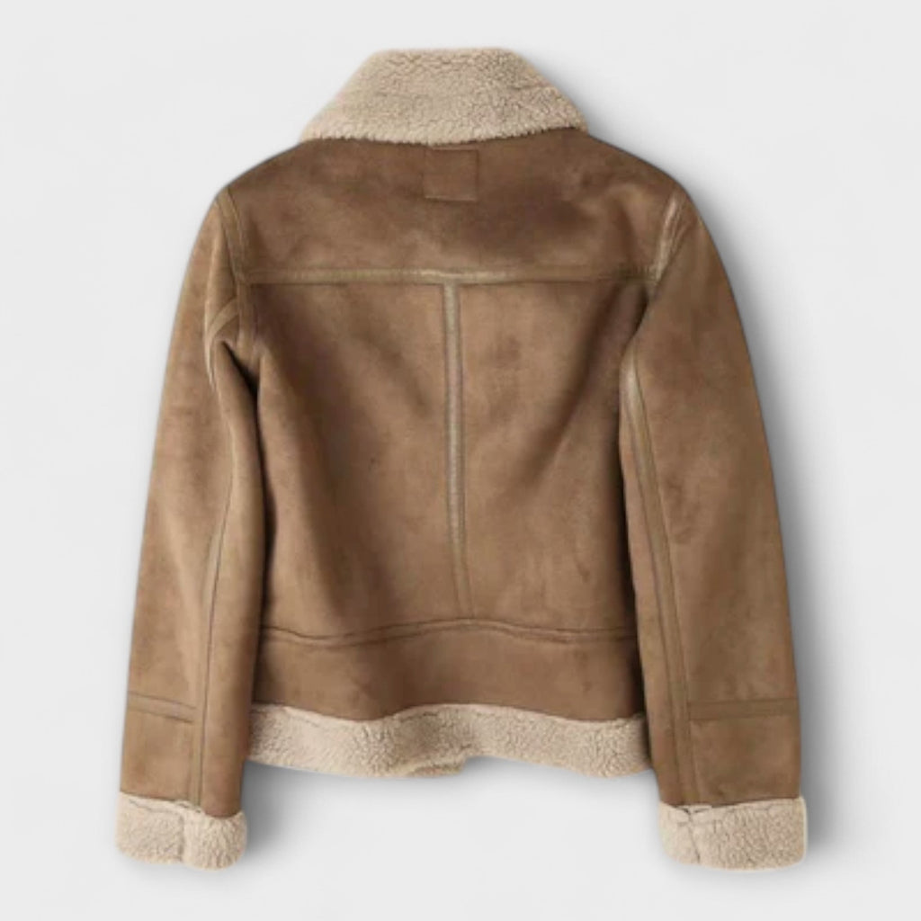 Chaqueta Piloto Aurora de Shearling
