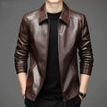 Chaqueta de Cuero Casual
