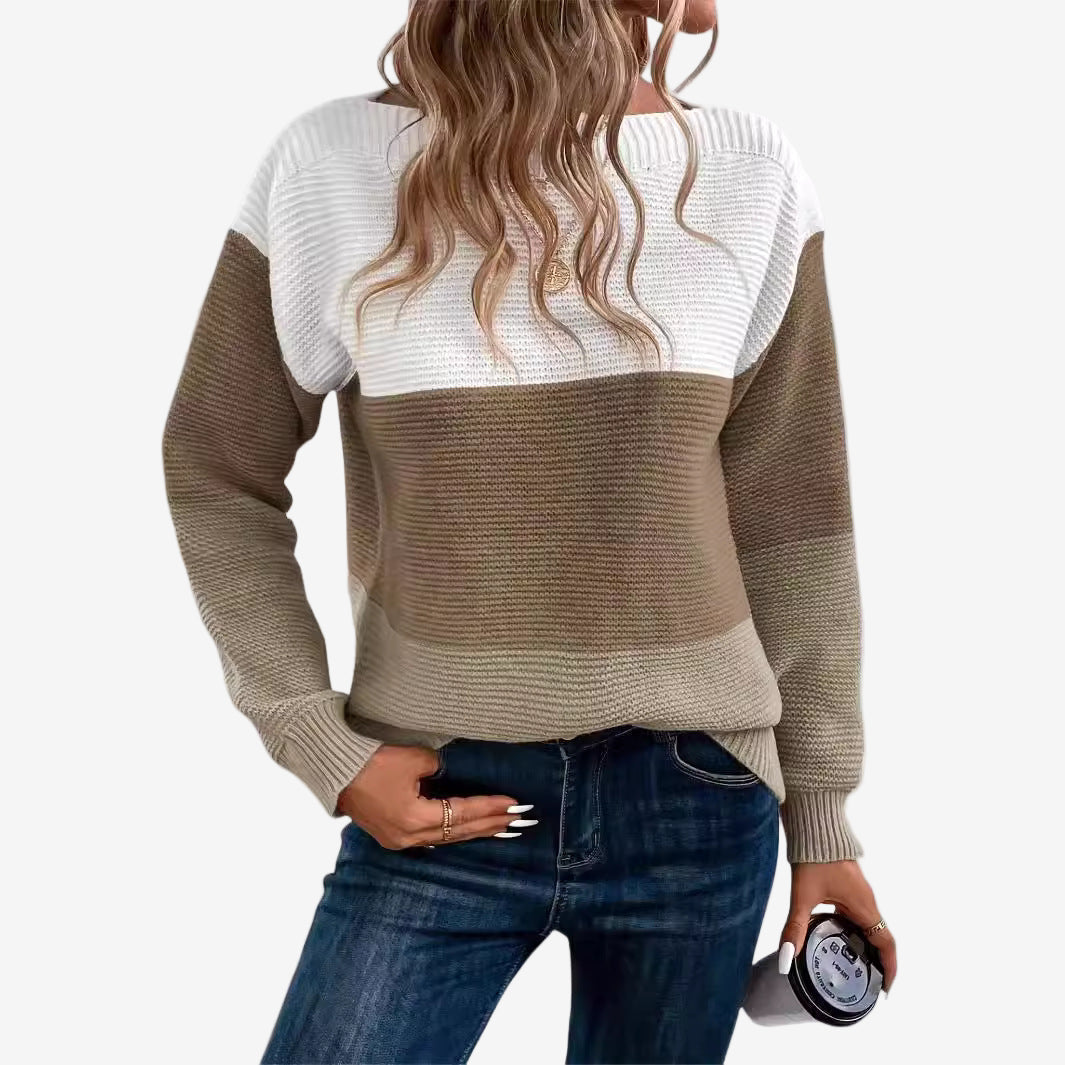 Clara™ Suéter de Color Block