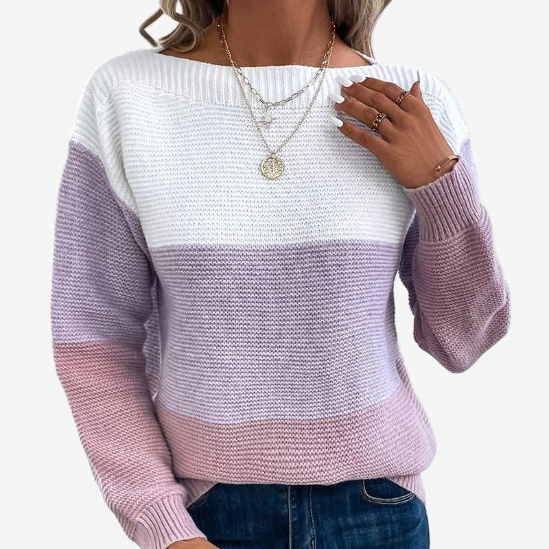 Clara™ Suéter de Color Block