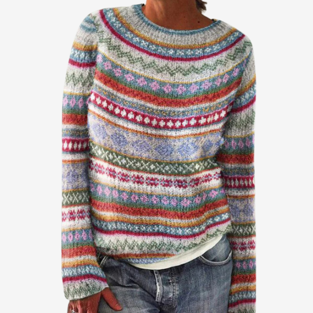 Suéter a rayas multicolores Manón™