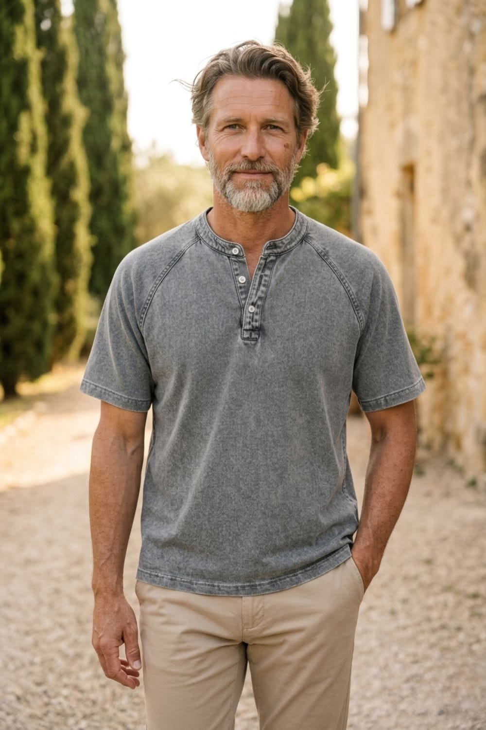 Henley con estilo náutico