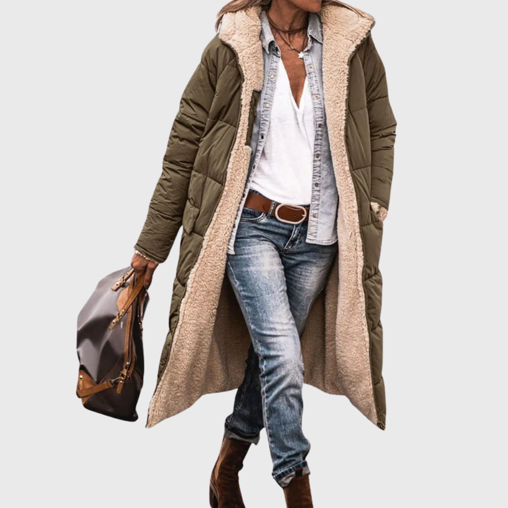 Fairford | Abrigo Puffer Reversible Forrado de Lana