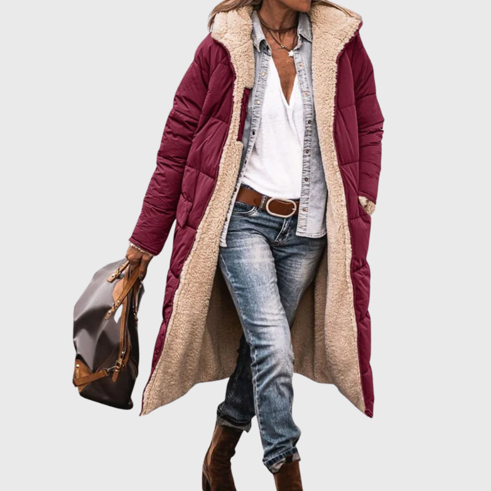 Fairford | Abrigo Puffer Reversible Forrado de Lana