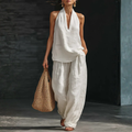 Zoë™ Conjunto sin mangas con pantalones anchos