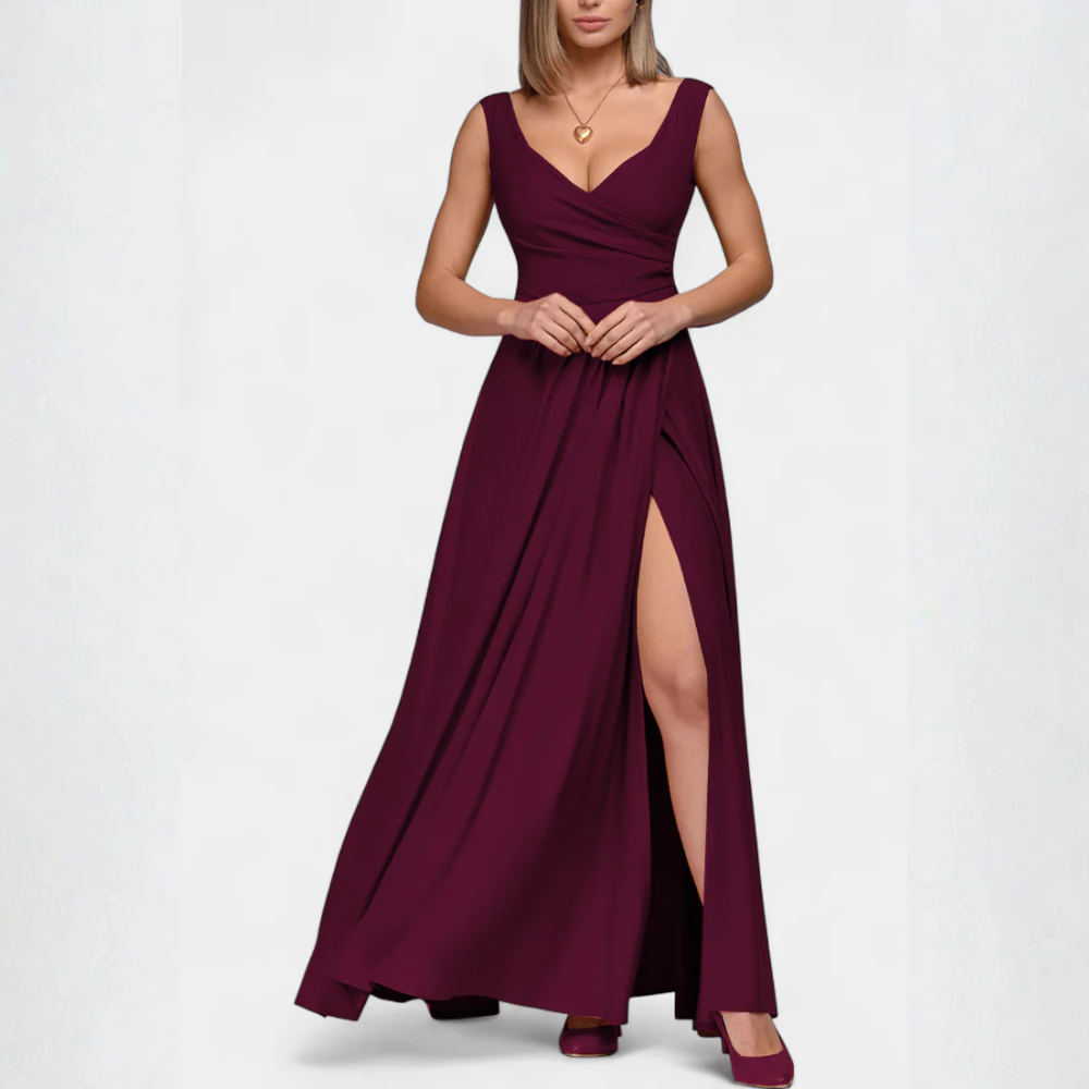 Gris | Vestido Plisado