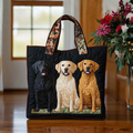 Bolsa Artesanal con Tres Labradores