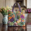 Bolsa Artesanal Jardín de Suculentas