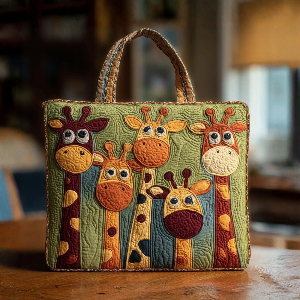 Bolsa Acolchada con Jirafa