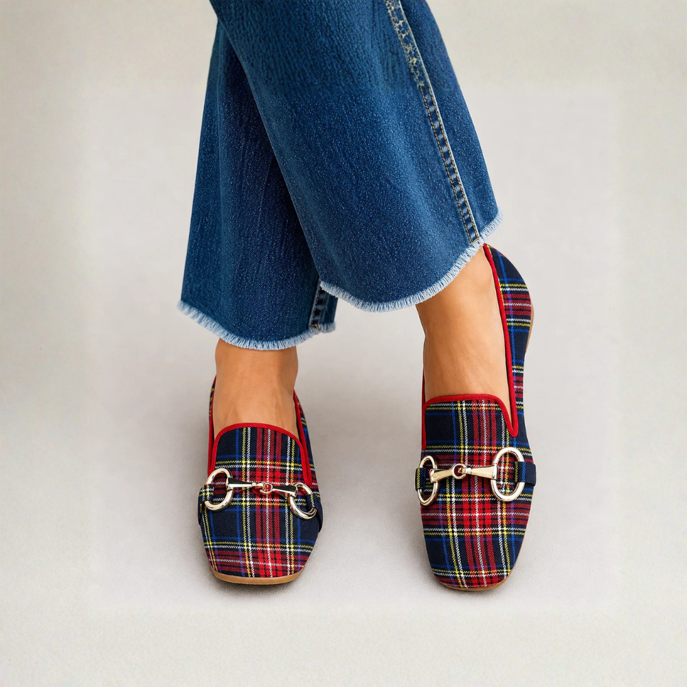 Mélani™ | Mocasín a cuadros